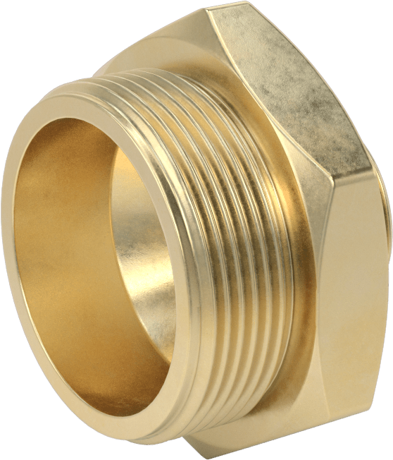 Yangın Söndürme Hortumu Bağlantı Parçası, Redüksiyon Adaptörü, 2-1/2 NH/NST x 1-1/2 NPT Erkek