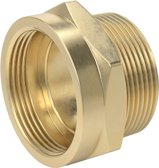 Yangın Söndürme Hortumu Bağlantı Parçası, Adaptör, 1-1/2 NPT Erkek x 1-1/2 NPSH Dişi