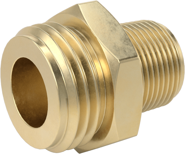 Yangın Söndürme Hortumu Bağlantı Parçası, Adaptör, 3/4 NH/NST Erkek x 3/4 NPT Erkek