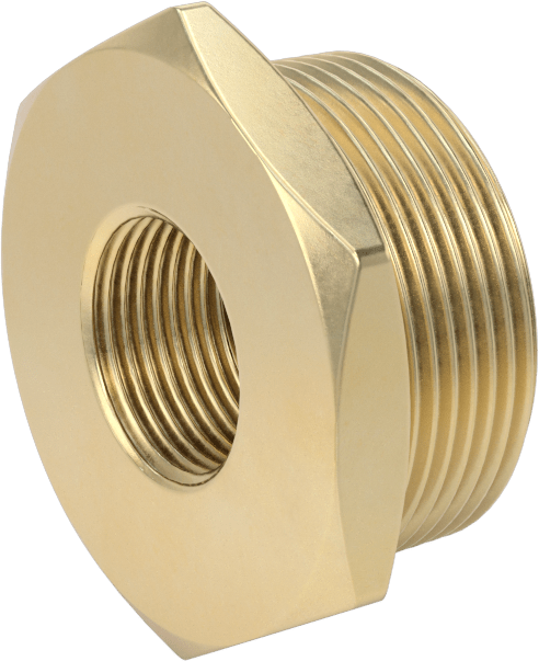 Yangın Söndürme Hortumu Bağlantı Parçası, Redüksiyon Adaptörü, 1-1/2 NPT Erkek x 3/4 NPSH Dişi