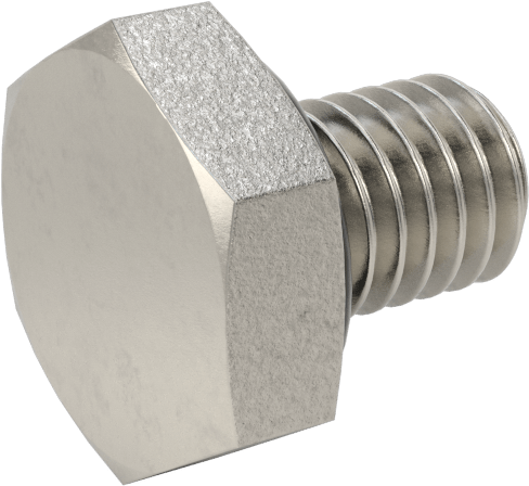 Yüksek Basınçlı 316 Paslanmaz Çelik Tapa, Dış Altıgen, M6 x 1mm