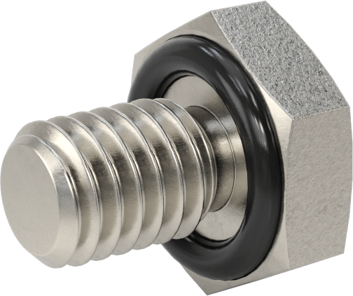 Yüksek Basınçlı 316 Paslanmaz Çelik Tapa, Dış Altıgen, M6 x 1mm