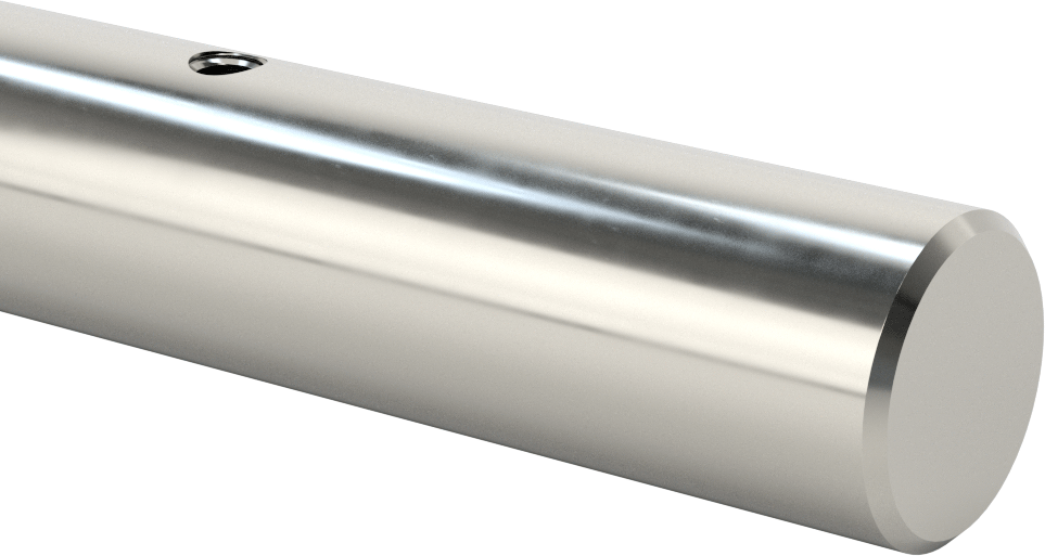 Destek Rayları için Mil, 440C Paslanmaz Çelik, 1-1/2" Çap, 72 inç Uzunluk