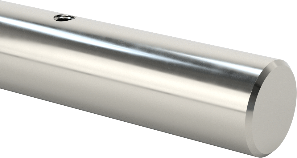Destek Rayları için Mil, 440C Paslanmaz Çelik, 1-1/2" Çap, 48 inç Uzunluk