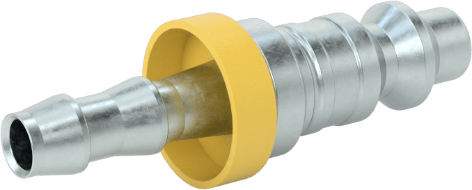 Hava için Endüstriyel Hızlı Bağlantı Kesme Hortum Bağlantısı, 1/4 Boyutlu Çelik Plug, 1/4" Hortum İç Çaplı İtme Tipi Dikenli Uç