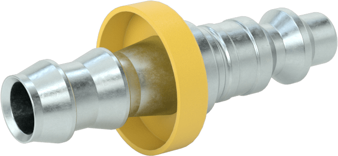Hava için Endüstriyel Hızlı Bağlantı Kesme Hortum Bağlantısı, 1/4 Boyutlu Çelik Plug, 3/8" Hortum İç Çapı için İtme Tipi Dikenli Uç