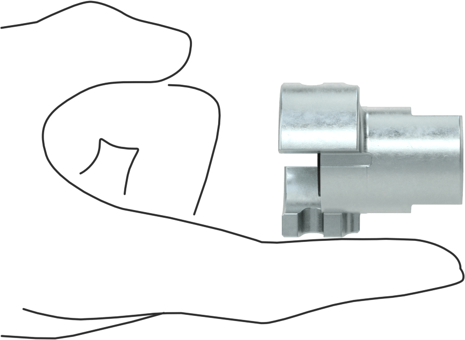 Çift Kavrama Kilitli Hortum Bağlantısı, Hava ve Su için, Plug, 3/8 NPTF Dişi Uç