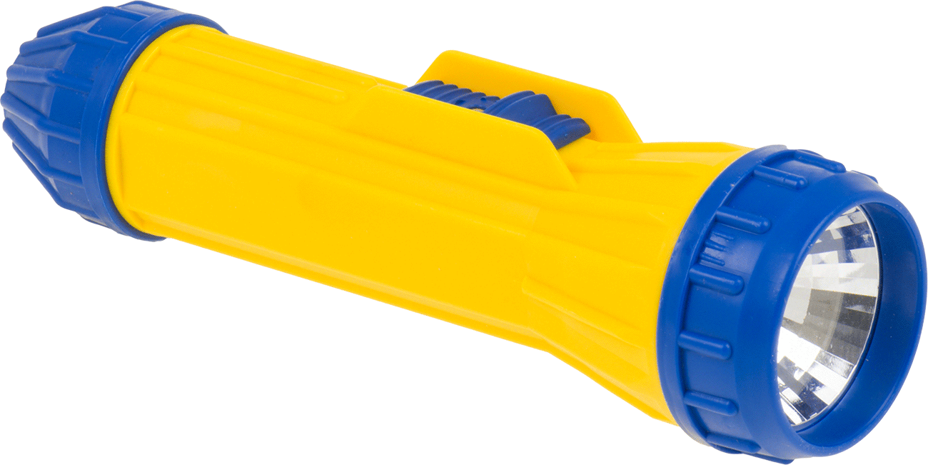 Sabit Odaklı Krypton El Feneri, 15 Lumens, Sarı/Mavi