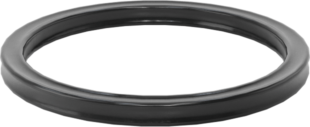 Kimyasallara Dayanıklı Viton® Floroelastomer O-Ring, X-Profil, 1/16 Kesirli Genişlik, Dash Numarası 019