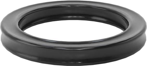 Kimyasallara Dayanıklı Viton® Floroelastomer O-Ring, X-Profil, 3/32 Kesirli Genişlik, Dash Numarası 114