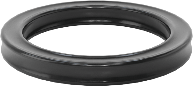 Kimyasallara Dayanıklı Viton® Floroelastomer O-Ring, X-Profil, 3/32 Kesirli Genişlik, Dash No. 115