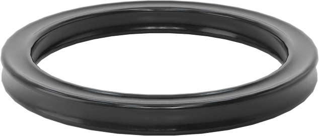 Kimyasallara Dayanıklı Viton® Floroelastomer O-Ring, X-Profil, 3/32 Kesirli Genişlik, Dash Numarası 118