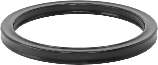 Kimyasallara Dayanıklı Viton® Floroelastomer O-Ring, X-Profil, 3/32 Kesirli Genişlik, Dash No. 121