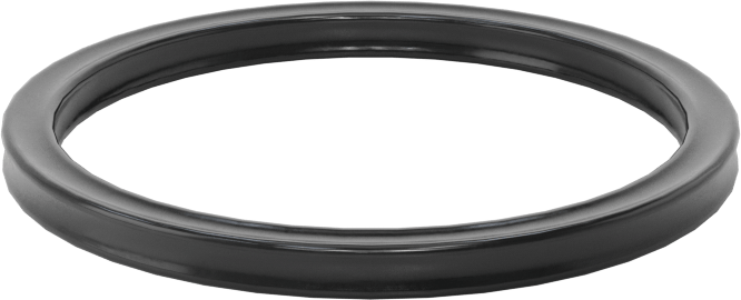 Kimyasallara Dayanıklı Viton® Floroelastomer O-Ring, X-Profil, 3/32 Kesirli Genişlik, Dash Numarası 124