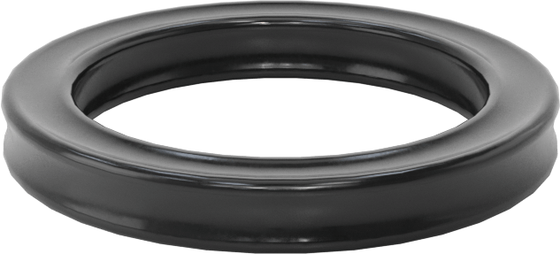 Kimyasallara Dayanıklı Viton® Floroelastomer O-Ring, X-Profil, 1/8 Kesirli Genişlik, Dash No. 211