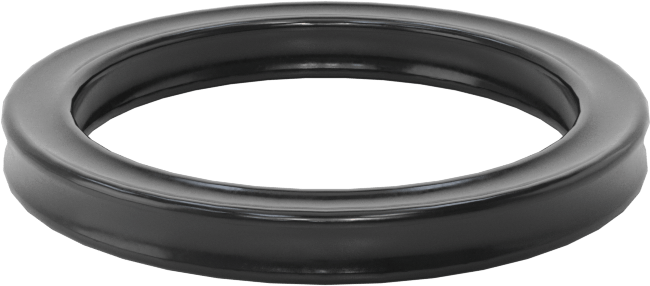 Kimyasallara Dayanıklı Viton® Floroelastomer O-Ring, X-Profil, 1/8 Kesirli Genişlik, Dash Numarası 214