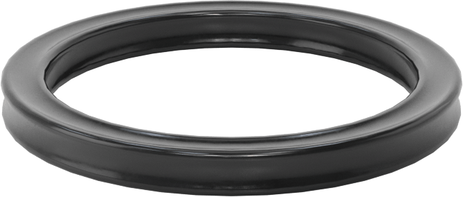 Kimyasallara Dayanıklı Viton® Floroelastomer O-Ring, X-Profil, 1/8 Kesirli Genişlik, Dash Numarası 217