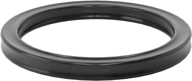 Kimyasallara Dayanıklı Viton® Floroelastomer O-Ring, X-Profil, 1/8 Kesirli Genişlik, Dash Numara 218