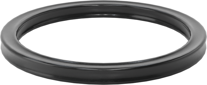 Kimyasallara Dayanıklı Viton® Floroelastomer O-Ring, X-Profil, 1/8 Kesirli Genişlik, Dash No. 222