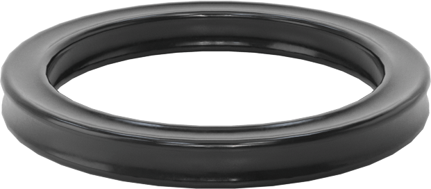Kimyasallara Dayanıklı Viton® Floroelastomer O-Ring, X-Profil, 3/32 Kesirli Genişlik, Dash Numarası 116