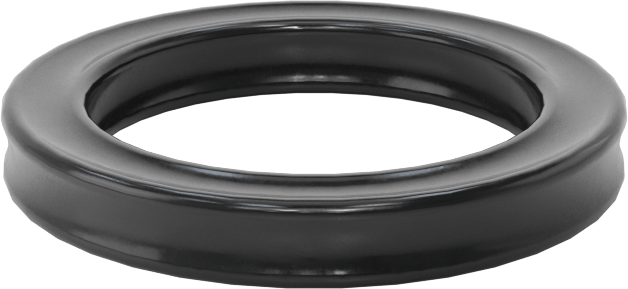 Kimyasallara Dayanıklı Viton® Floroelastomer O-Ring, X-Profil, 1/8 Kesirli Genişlik, Dash No. 210