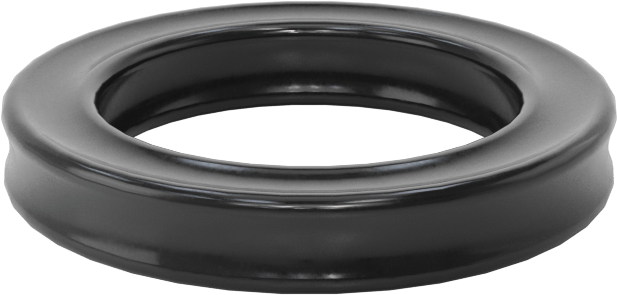 Kimyasallara Dayanıklı Viton® Floroelastomer O-Ring, X-Profil, 1/8 Kesirli Genişlik, Dash Numara 208