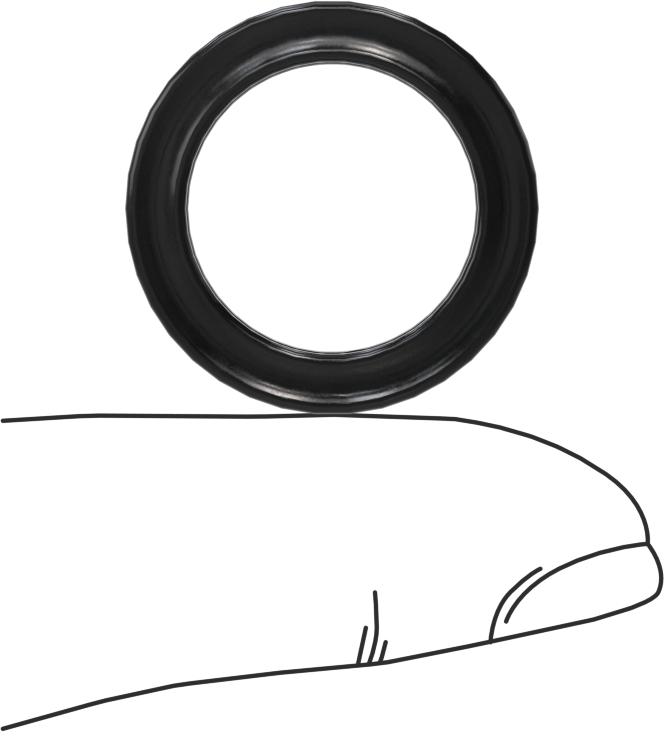 Kimyasallara Dayanıklı Viton® Floroelastomer O-Ring, X-Profil, 1/8 Kesirli Genişlik, Dash No. 209