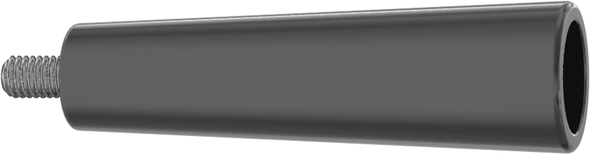 Plastik Konik Sap, M6 x 1 mm Dişli 10 mm Uzunlukta Saplama ile