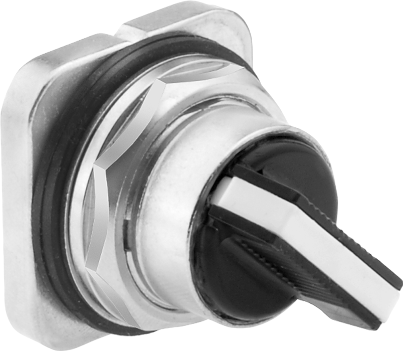 30 mm Panele Monte Metal Aktüatör, 1-1/4" Uzunlukta Kol, 3 Konum