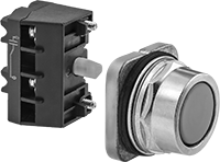 30 mm Panele Monte Modüler Yapılandırılabilir Metal Şalterler
