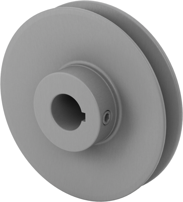 Sabit Gerilimli Tahrik Kasnağı, 4 L için, A, Ax, 5L, B, BX V-Kayışları, 4" OD, 3/4" Mil Çapı için