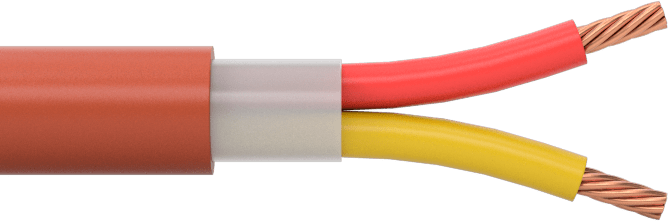 Örgü Termokupl Teli, FEP Yalıtım ve Kılıf, Tip K, 20 AWG x 0,032" Çap