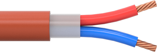 Örgü Termokupl Teli, FEP Yalıtım ve Kılıf, Tip T, 20 AWG x 0,032" Çap