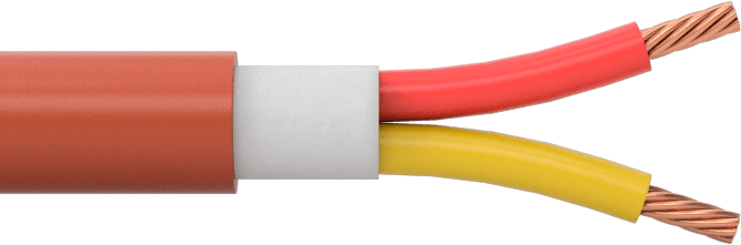 Örgü Termokupl Teli, Fiberglas Yalıtım ve Kılıf, Tip K, 20 AWG