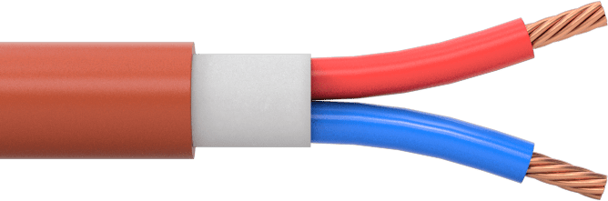 Örgü Termokupl Teli, Fiberglas Yalıtım ve Kılıf, Tip T, 20 AWG