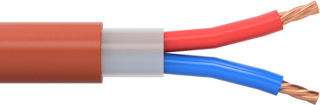 Örgü Termokupl Teli, FEP Yalıtım ve Kılıf, Tip T, 24 AWG x 0,02" Çap
