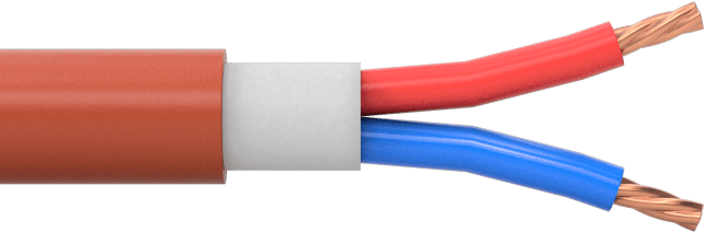 Örgü Termokupl Teli, Fiberglas Yalıtım ve Kılıf, Tip T, 24 AWG