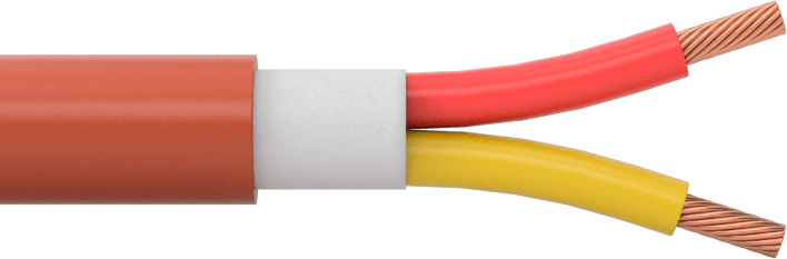 Örgü Termokupl Teli, Fiberglas Yalıtım ve Kılıf, Tip K, 16 AWG