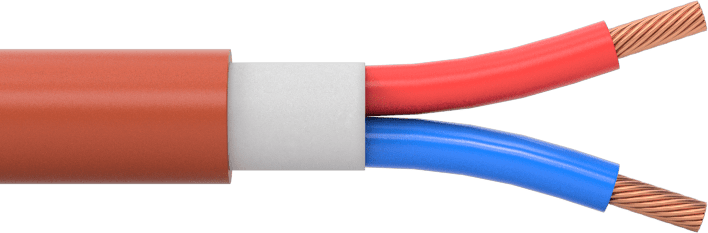 Örgü Termokupl Teli, Fiberglas Yalıtım ve Kılıf, Tip T, 16 AWG