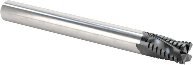 Kompozitler için Freze Ucu, Kare Dalma Kesimli Kaba Spiral Yiv, 1/2" Uzunlukta Kesim
