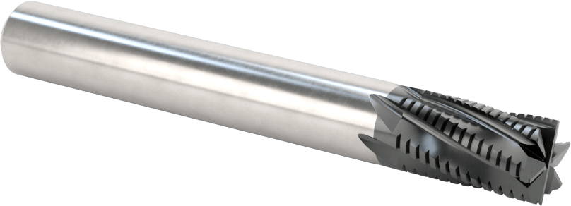Kompozitler için Freze Ucu, Kare Dalma Kesimli Kaba Spiral Yiv, 3/8" Kesme Çapı