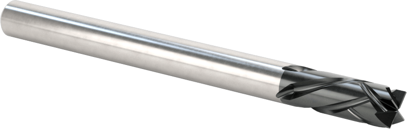 Kompozitler için Freze Ucu, 45 Derece Sıkıştırma Spiral Yiv, 1/4" Kesme Çapı