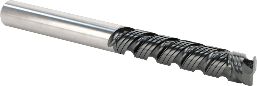 Kompozitler için Freze Ucu, 30 Derece Sıkıştırma Spiral Yiv, 3/8" Kesme Çapı