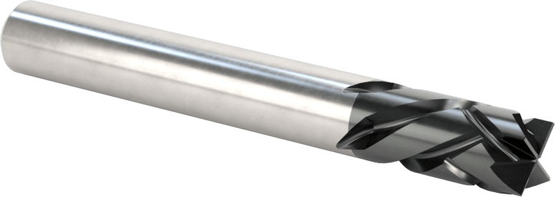 Kompozitler için Freze Ucu, 30 Derece Sıkıştırmalı Balıksırtı Yiv, 3/8" Kesme Çapı
