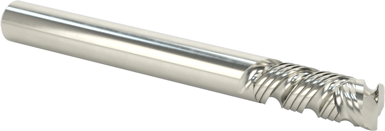 Kompozitler için Freze Ucu, Spiral Yivler, 1/4" Çap Kare Dalma Kesimi, 3/4" Kesme Uzunluğu