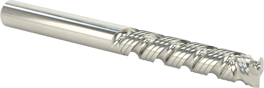 Kompozitler için Freze Ucu, Spiral Yivler, 3/8" Çaplı Kare Piston Kesimi, 2" Kesim Uzunluğu