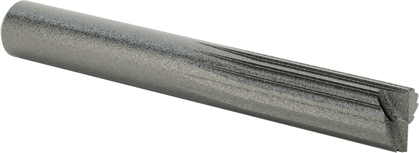 Kompozitler için Freze Ucu, Düz Yiv, Daldırma Kesimi, 12 mm Kesme Çapı