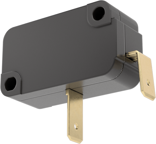 Hafif Dokunuşlu Minyatür Anında Çalışan Anahtar, Pistonlu Aktüatör, SPST-NO, 5A @ 250V AC, 277 V AC Maksimum
