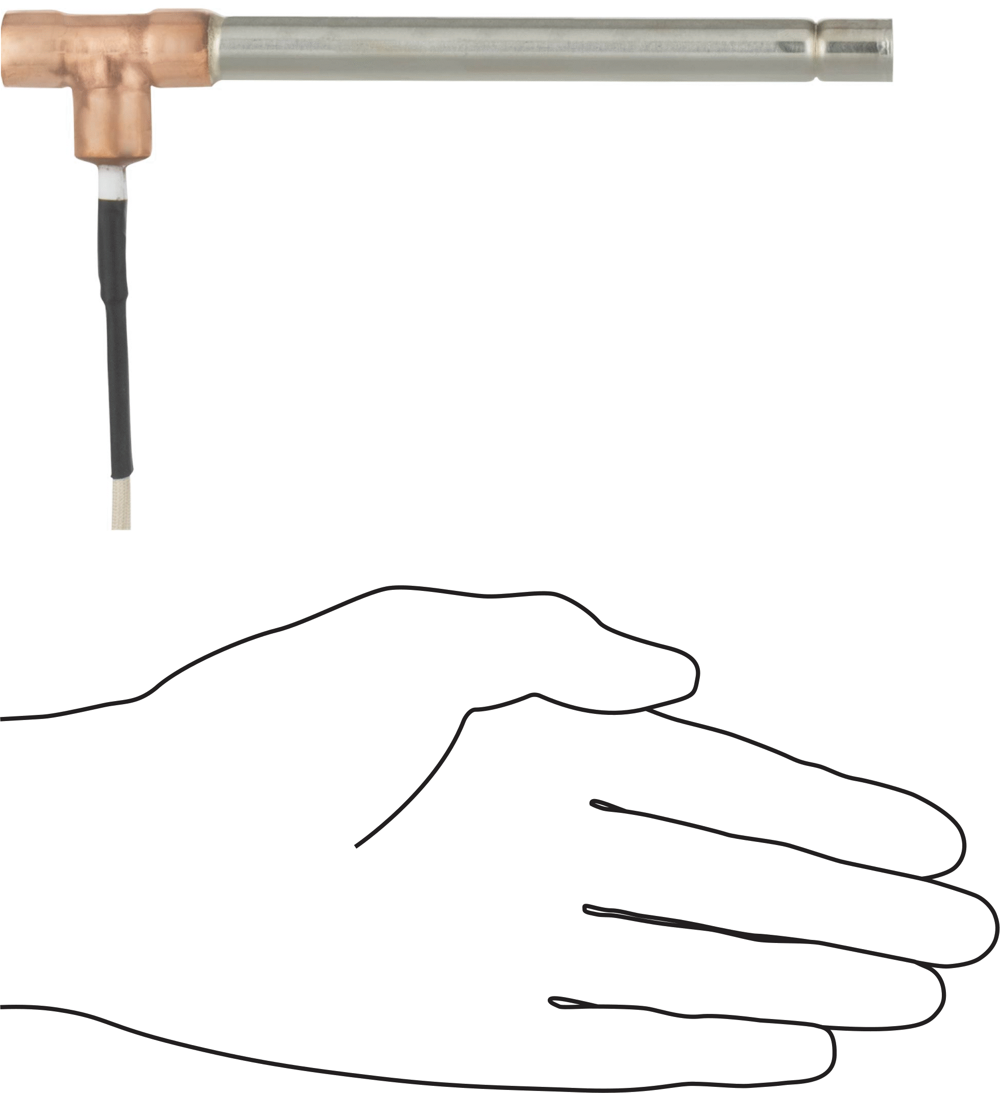 Hava için Akışlı Isıtma Elemanı, 120V AC, 400W
