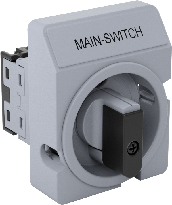 Kompakt Ayırma Anahtarı, Panele Monte, 4-Circuit, Gri, 12A @600V AC, 16A @24V DC